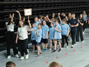 Prezentacja uczestników ze SOSW podczas mistrzostw „Wspólny Start"